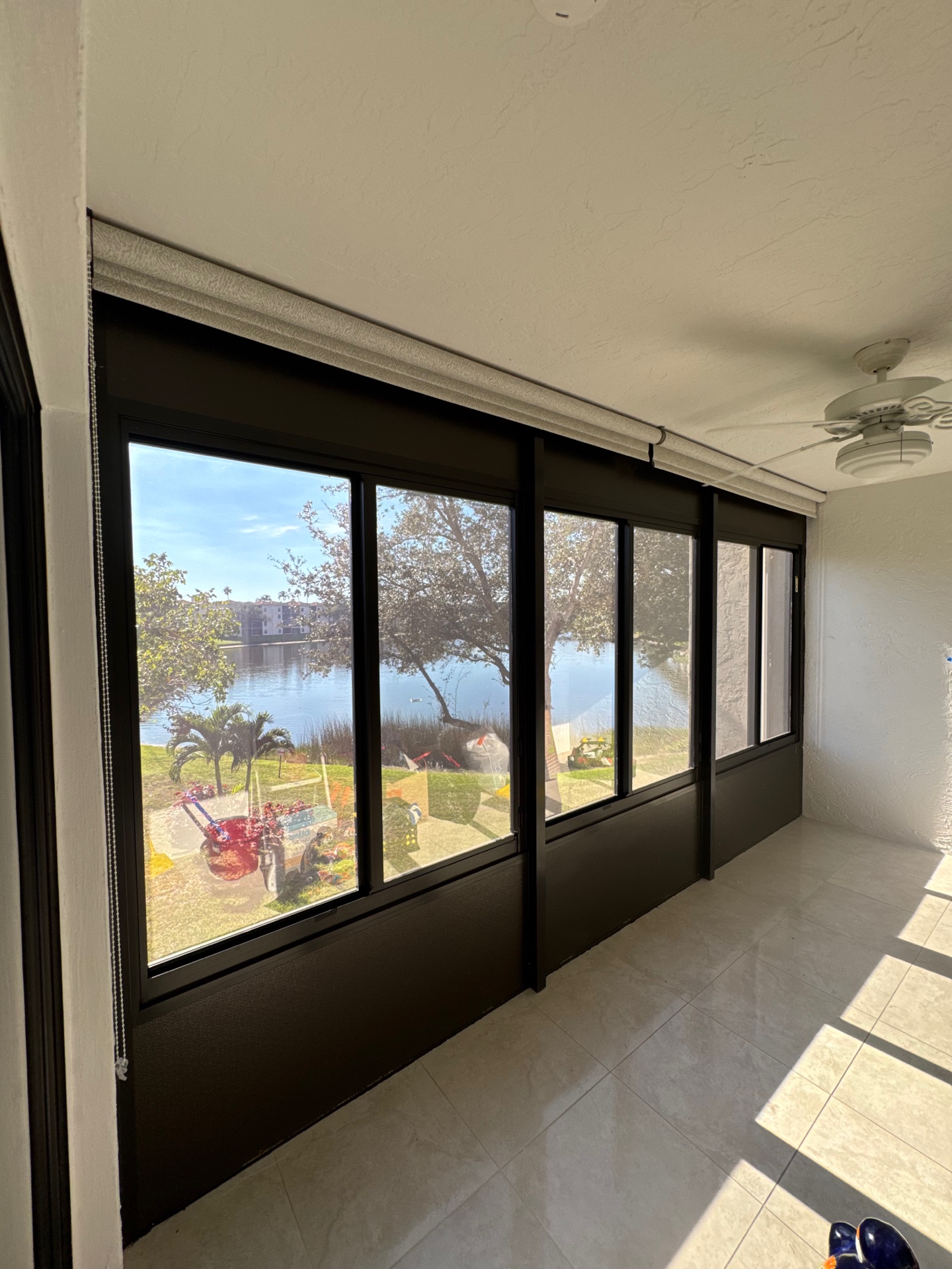 Lakefront Home Windows